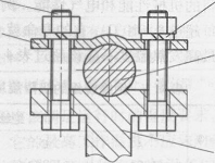 壓板式壓緊連接示意圖 壓板式壓緊連接示意圖